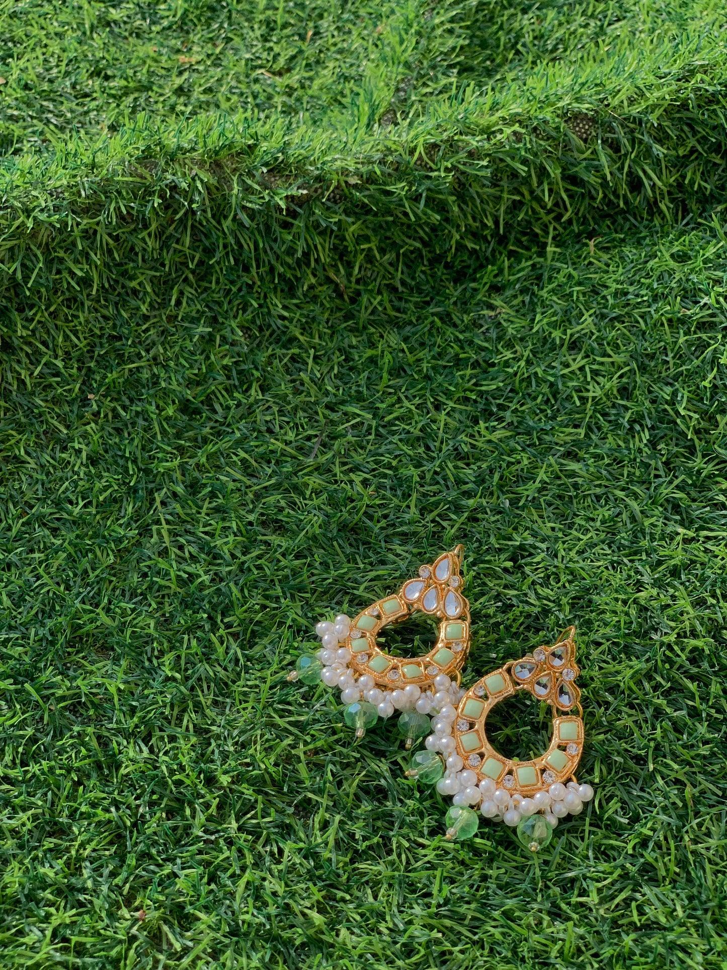 Zeba Kundan - seagreen.
