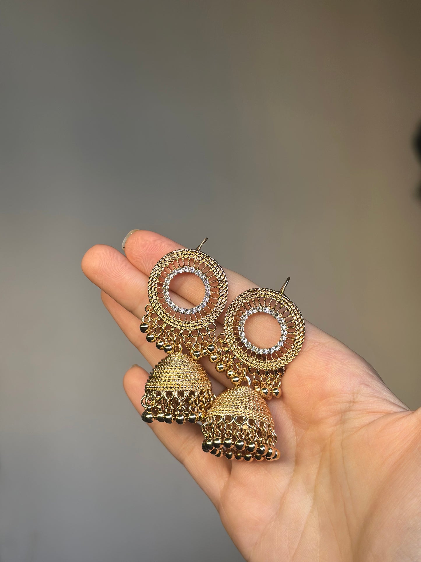 Gul jhumki gold - eid collection