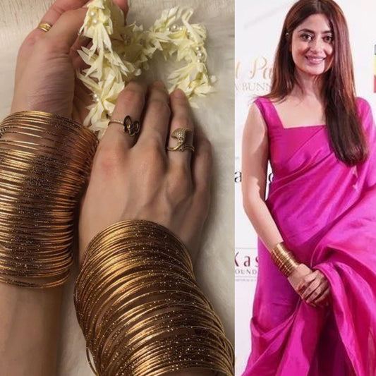 Gold Bangles (30 Pieces)