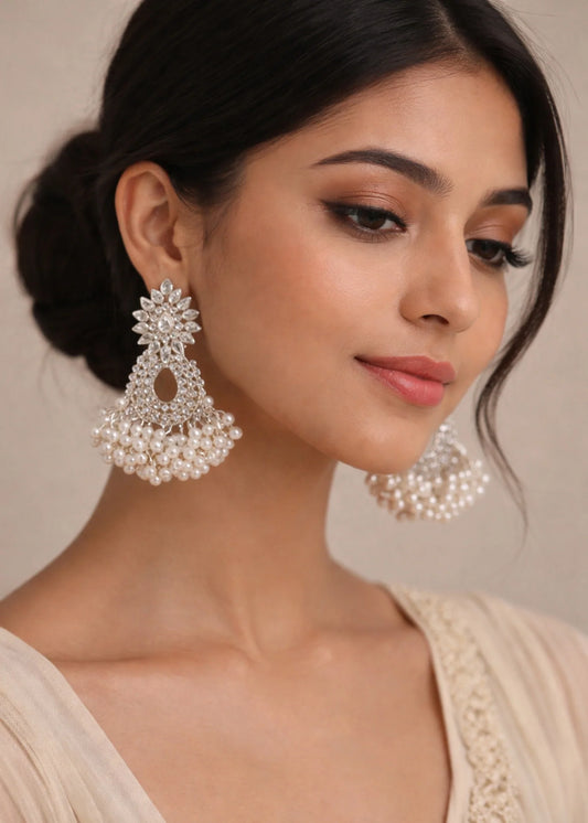 Earring pineapple Silver