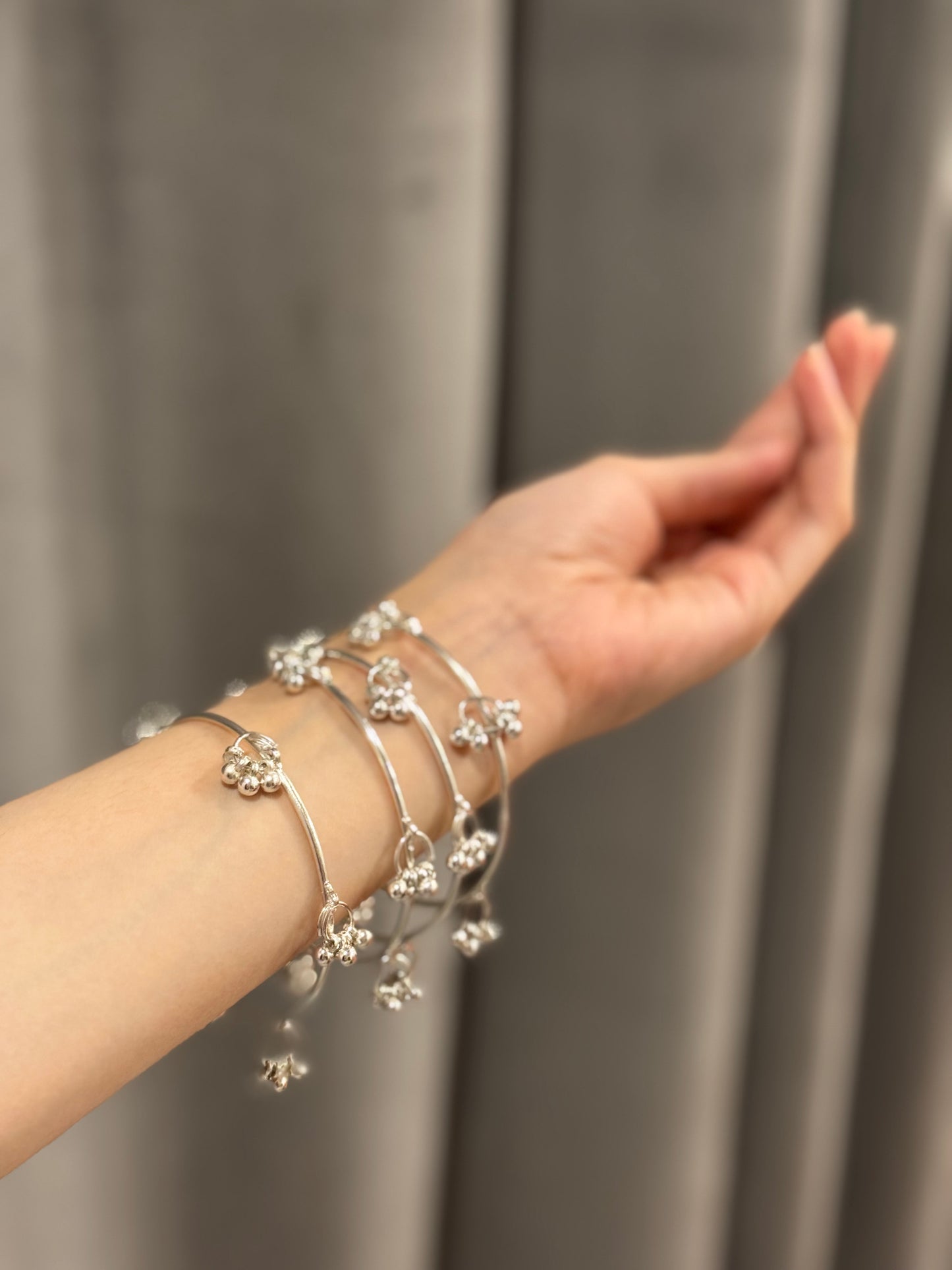 White Kashmiri Ghungroo Bangles- eid collection