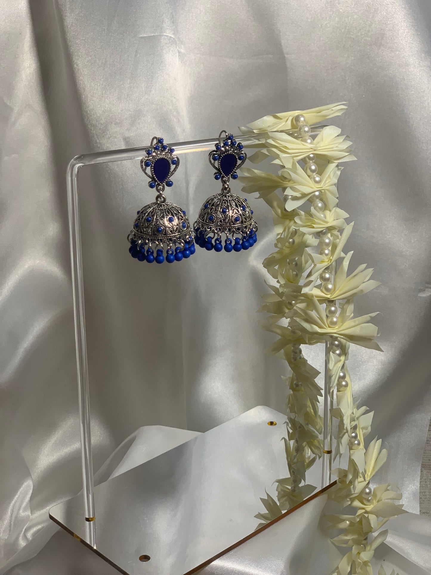Hurrem Jhumkay (Navy Blue)