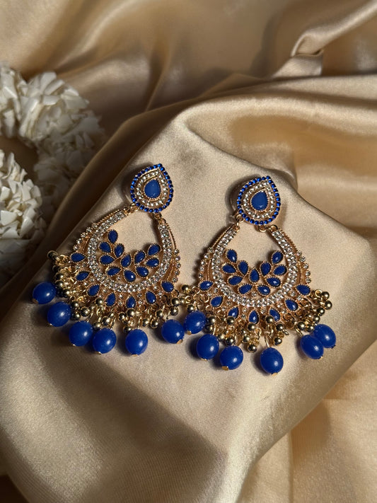 Nilofer khass collection-gold and blue