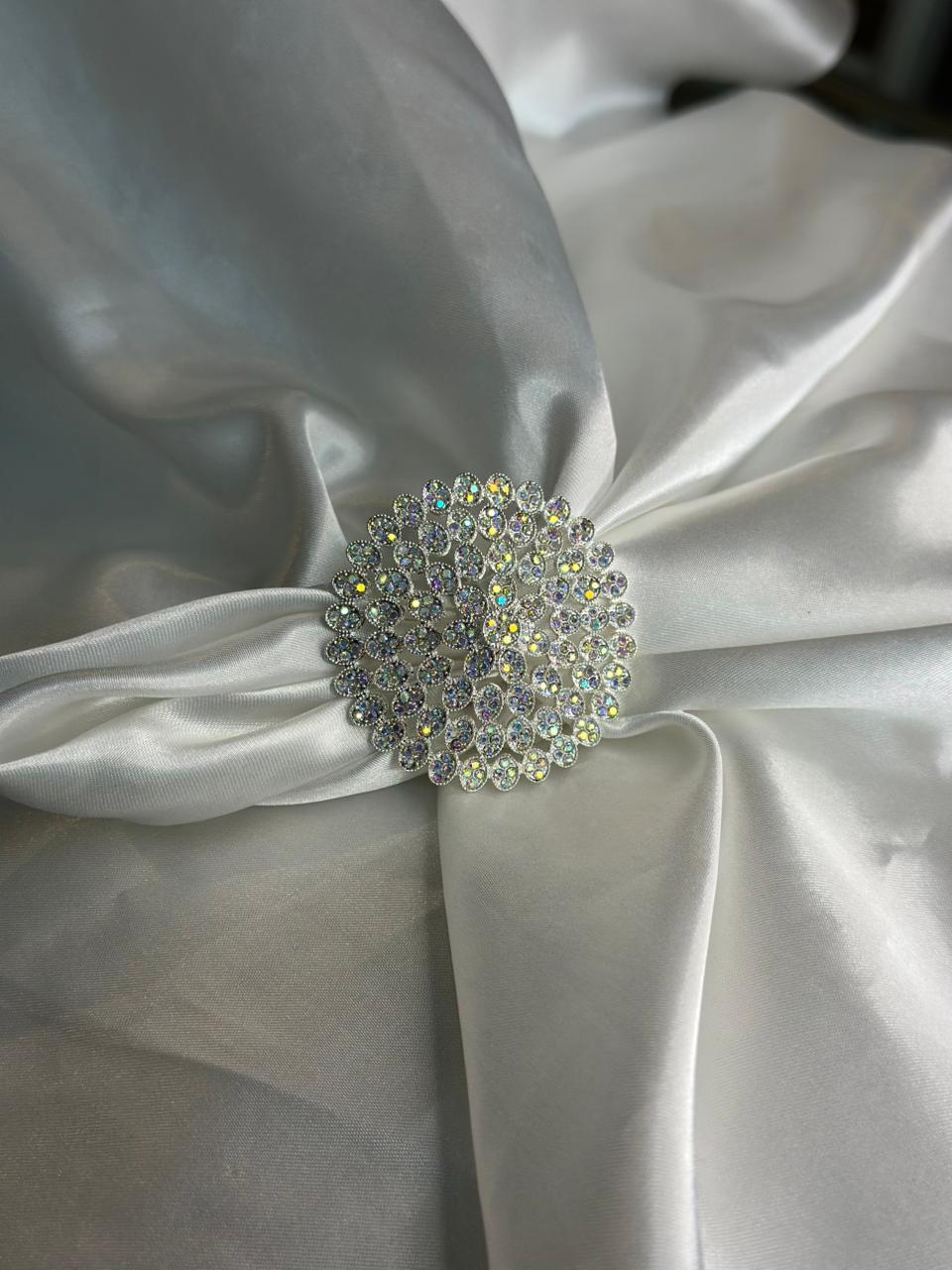 silver jaal ring