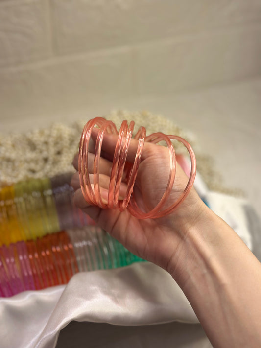 Viral Jelly bangles - Rose gold