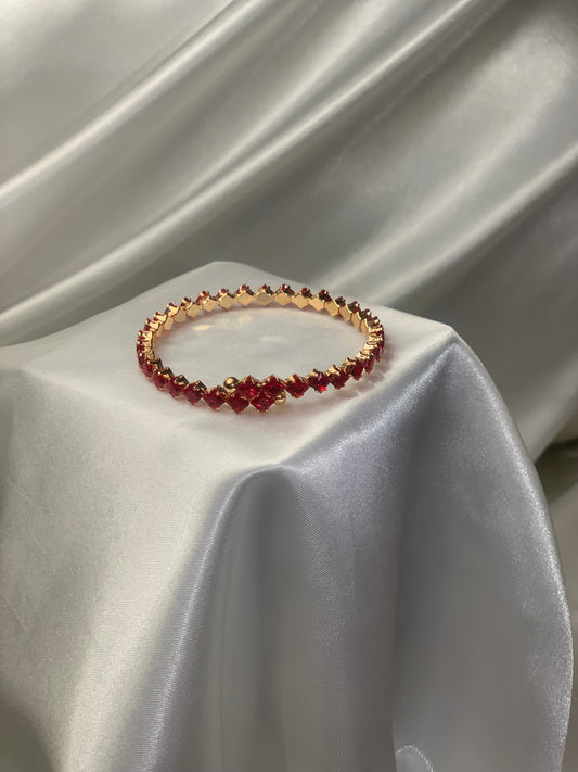 Bracelet Red and Gold