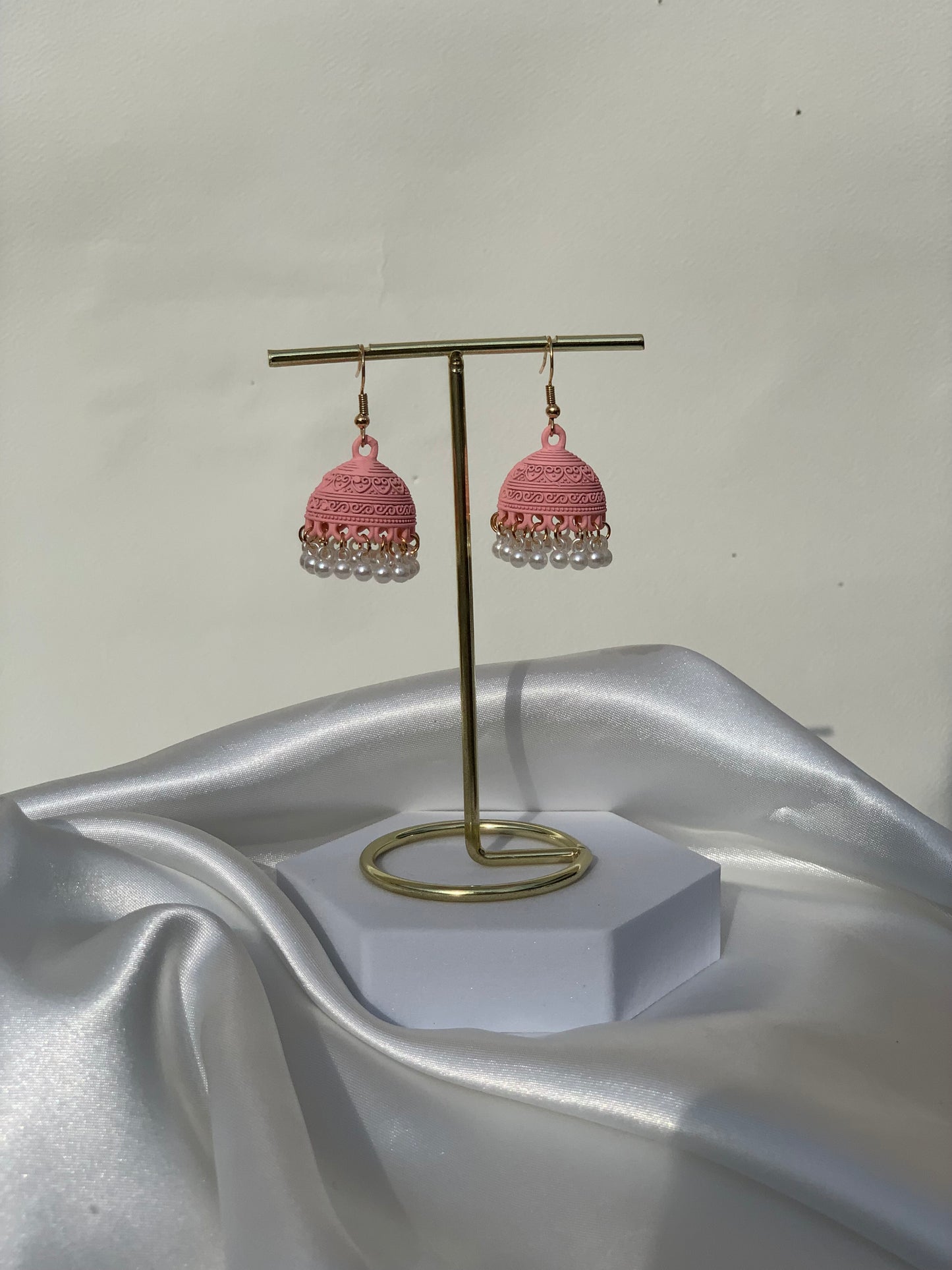 Nehal - mini jhumki Pink.