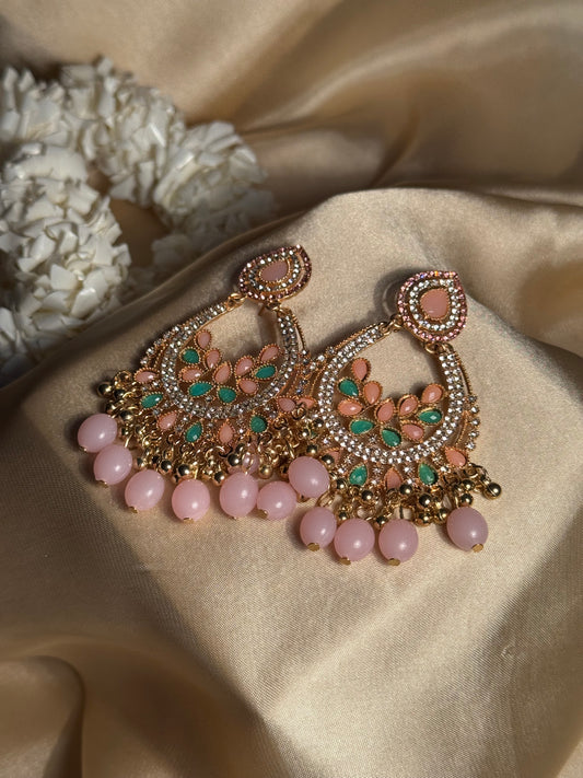 Nilofer khass collection-gold and pink