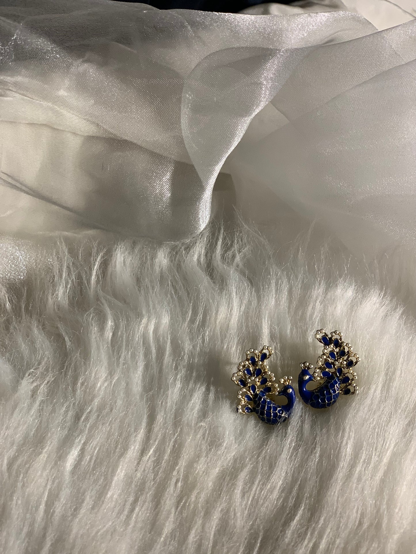 NF-1-156 Peacock Earrings