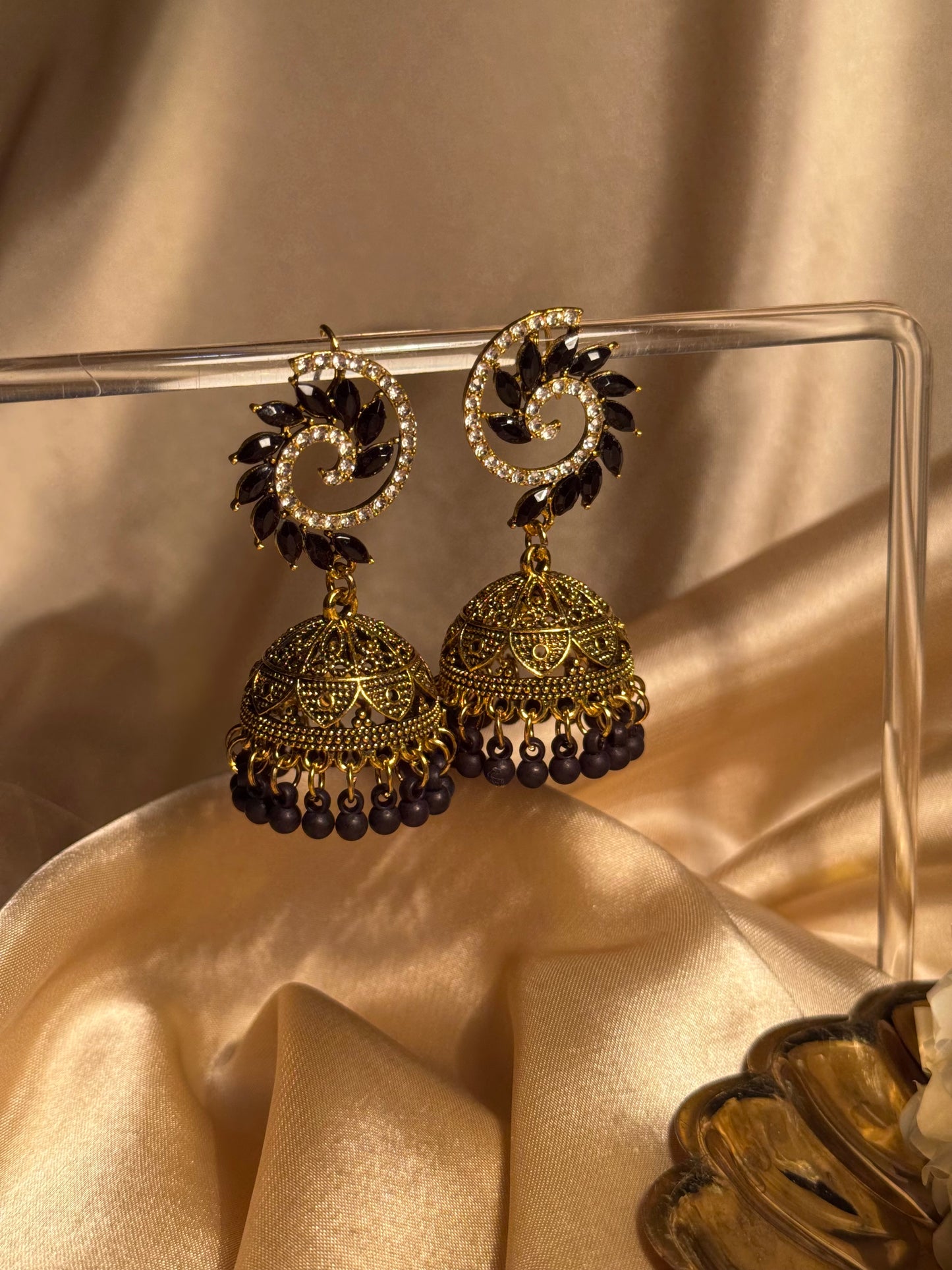 Spiral patti khass collection-gold and black
