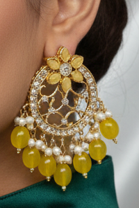 Zeba Earring - Yellow