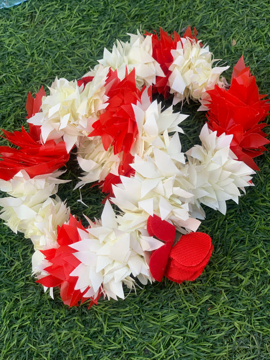 Gajra - Red and White Pair