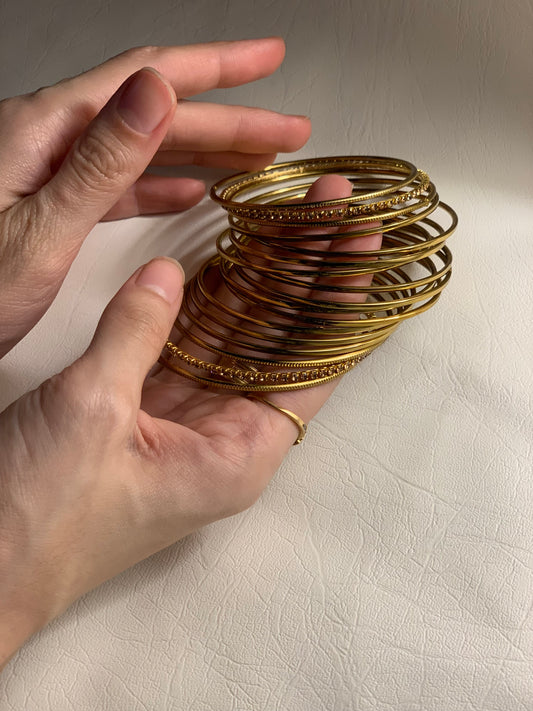 Bangles - Gold Set (18 Pcs)