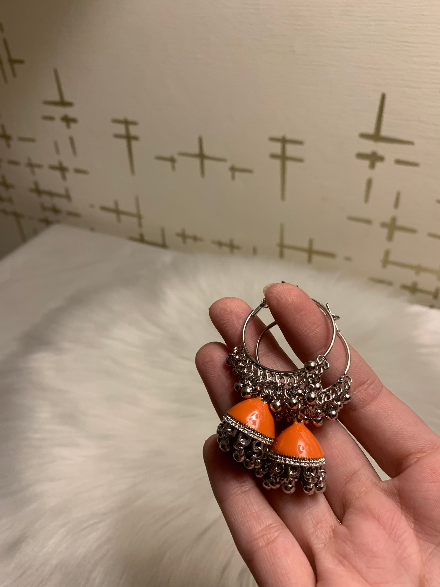 Moti Meena Bali (orange)