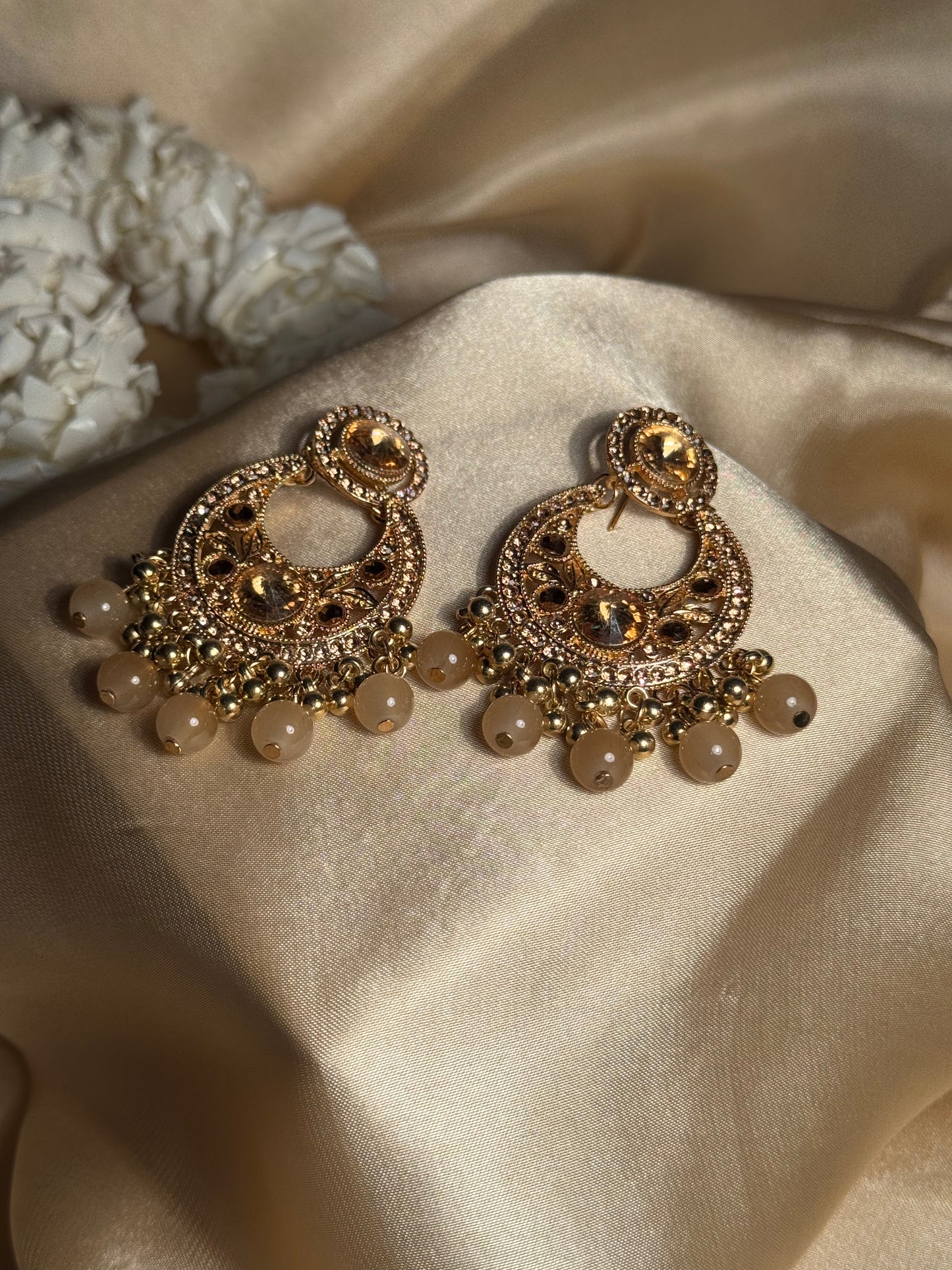 Sultana chandbali khass collection-gold