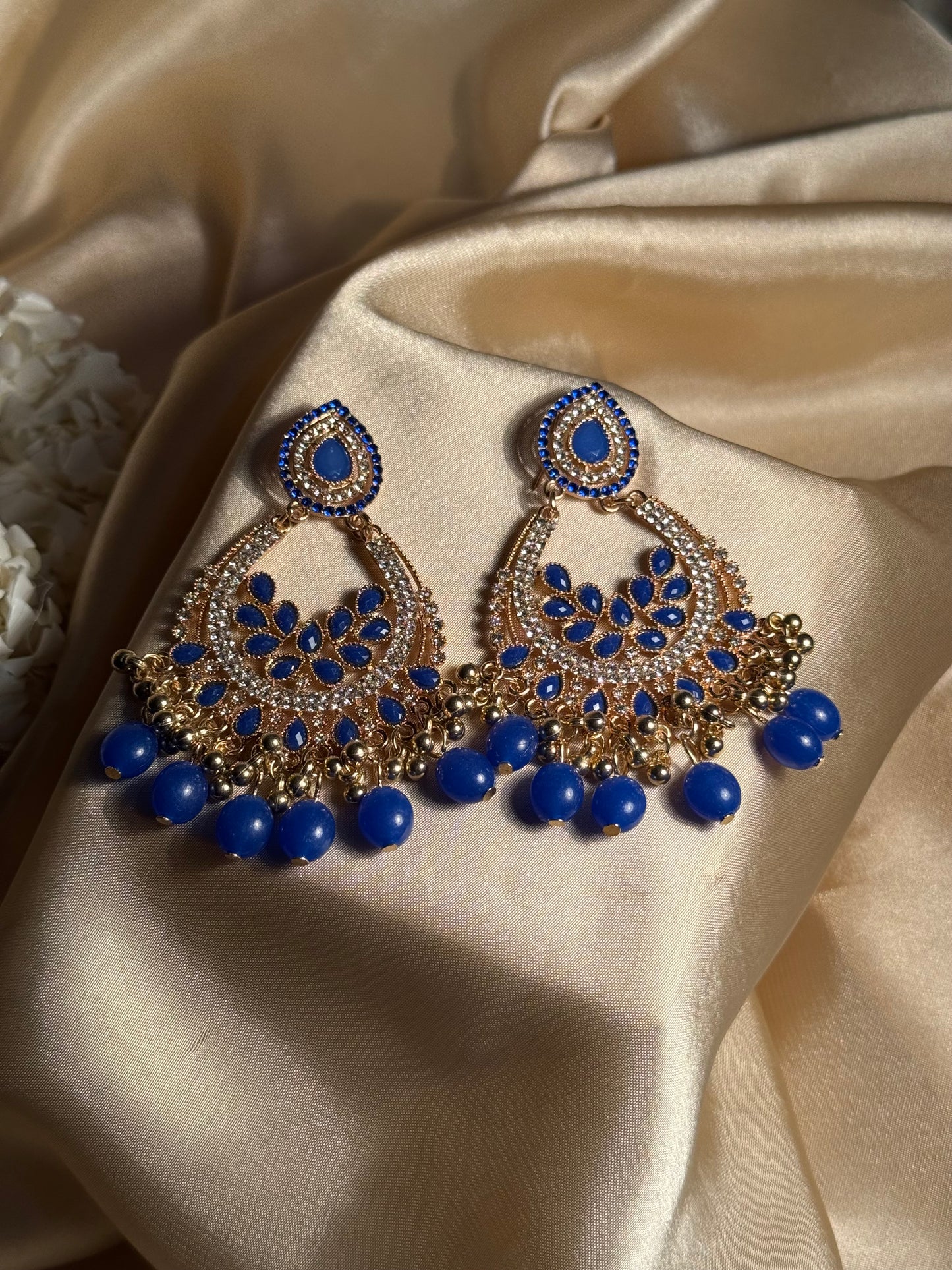 Nilofer khass collection-gold and blue