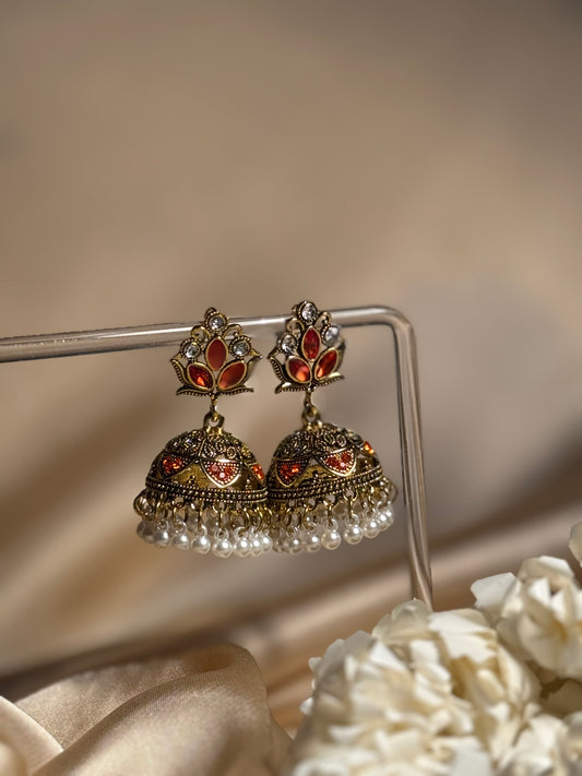 Aneela 3.0 khass collection-gold and orange