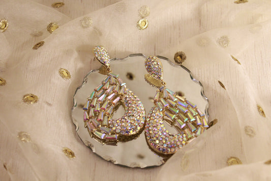 ES- 10 Aura Droplets - Metallic Silver