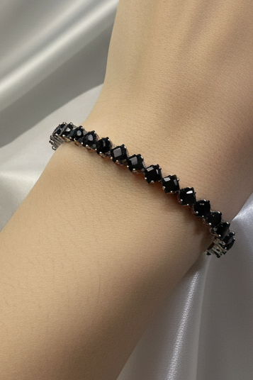 Bracelet Black and Silver