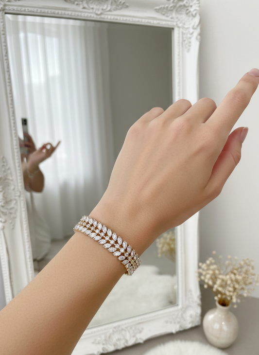 Double Boti Bracelet clear(Sheharbano)