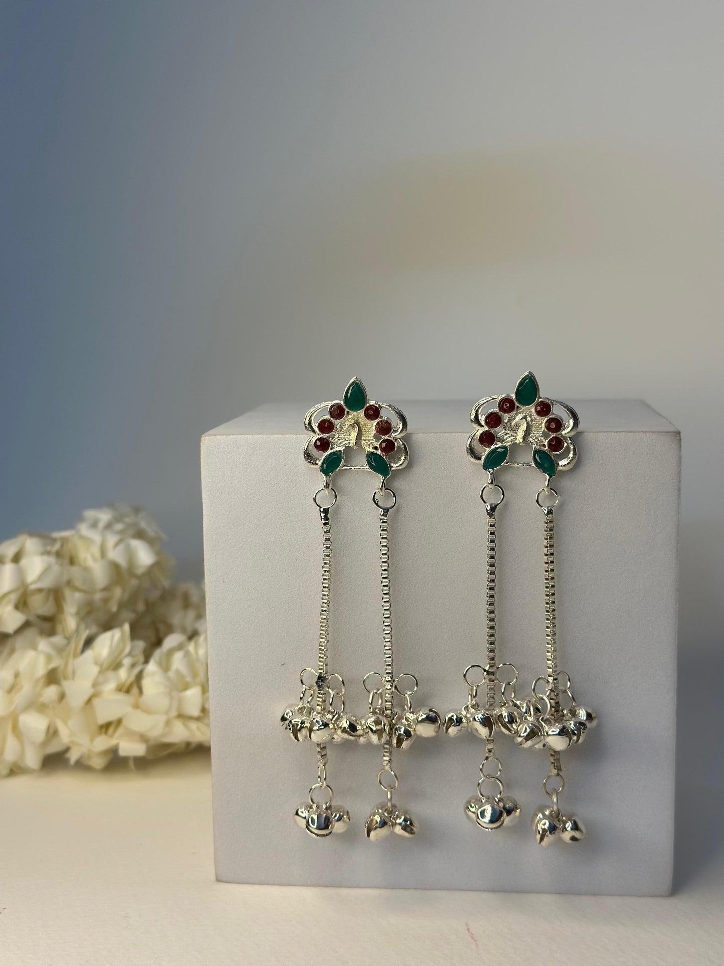 Patang (green red and silver)