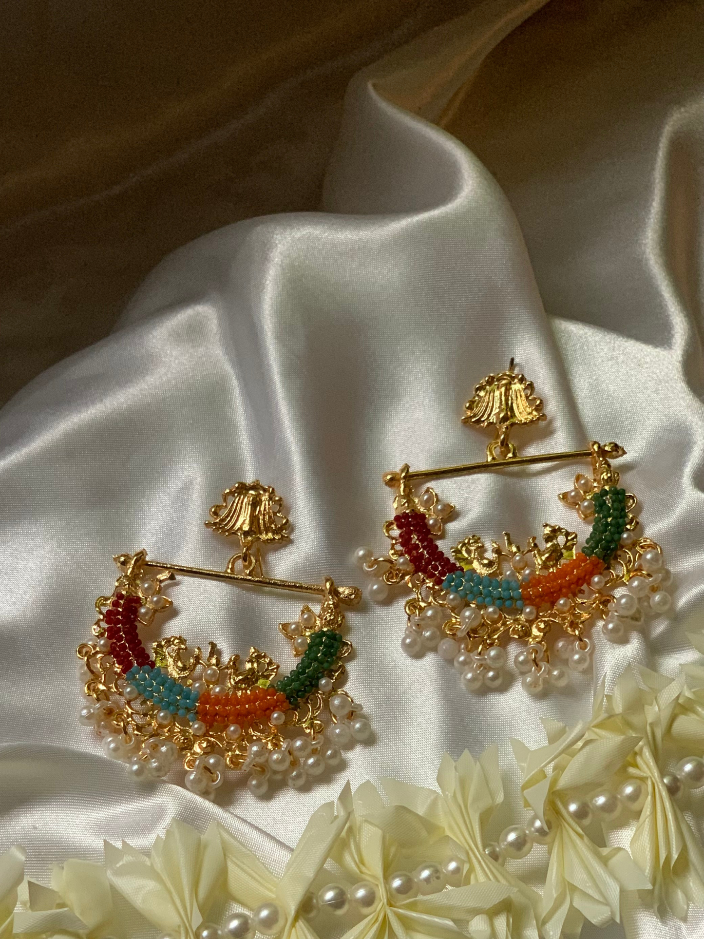 Peacock Earrings - Multicolor 3