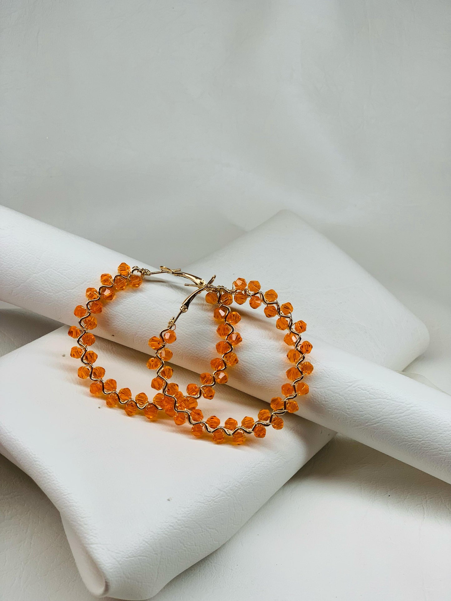 EFS-1 Crystal Hoops (Orange)