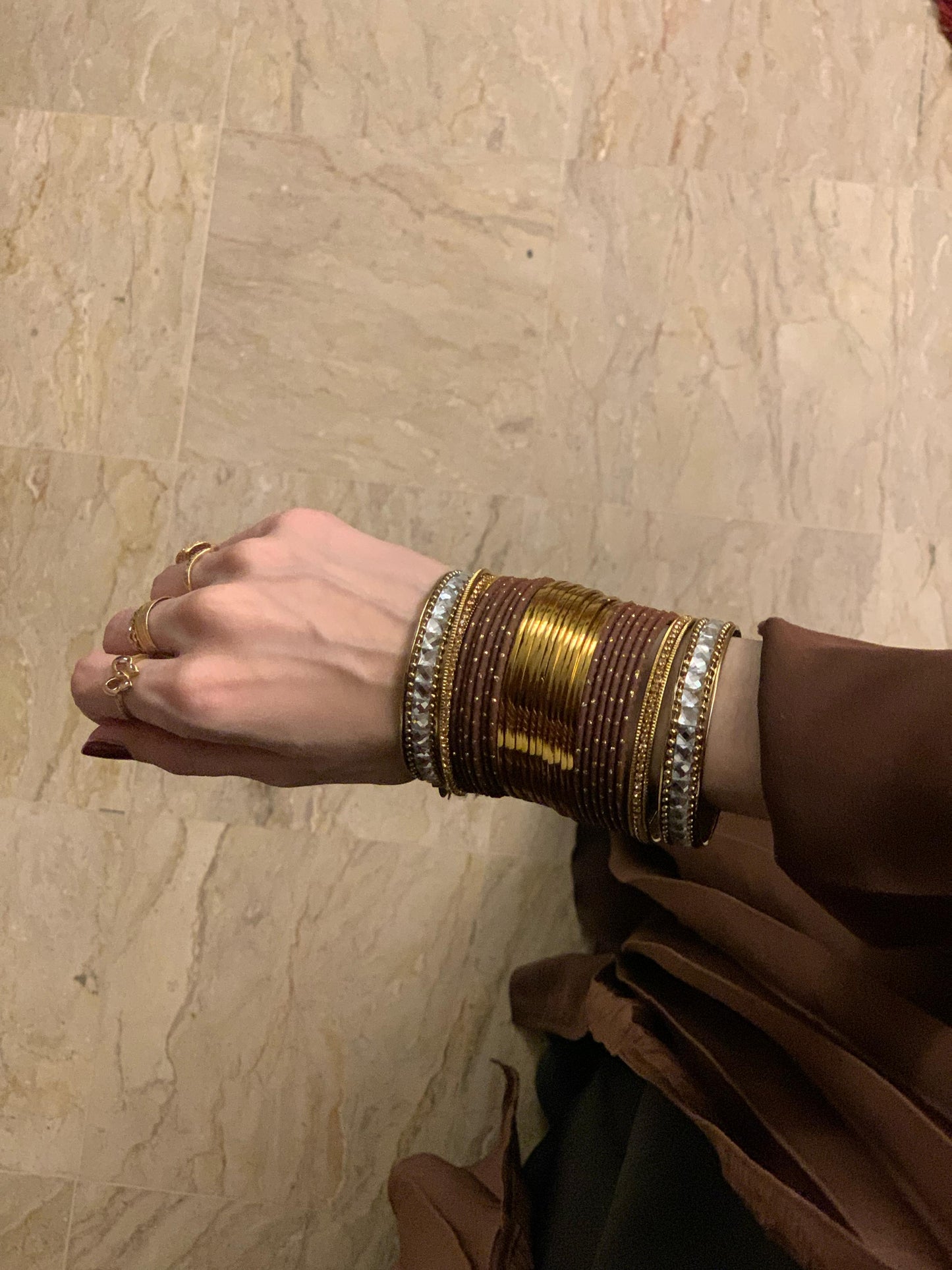 Brown ang Gold Set