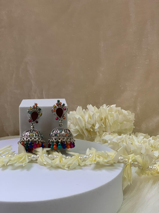 Hurrem Jhumkay (Multicolor)