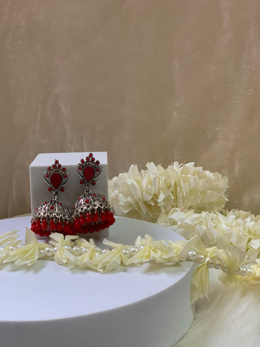 Hurrem Jhumkay (Red)