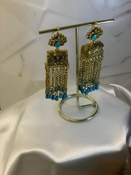 Warq Jhumkay - Blue Gold