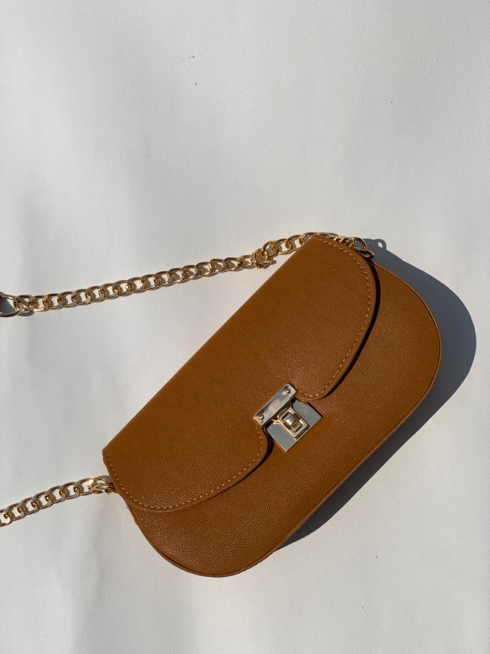 SWK-2 Brown Clutch Bag