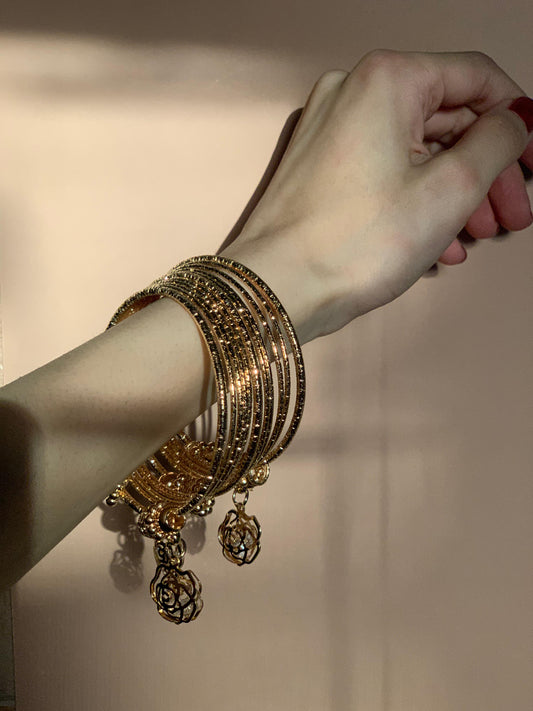 Latkan banges set - Gold