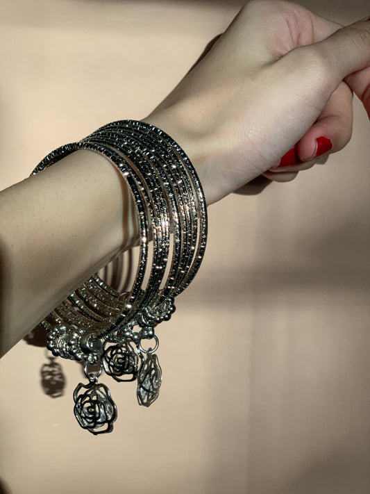 Latkan banges set - Silver
