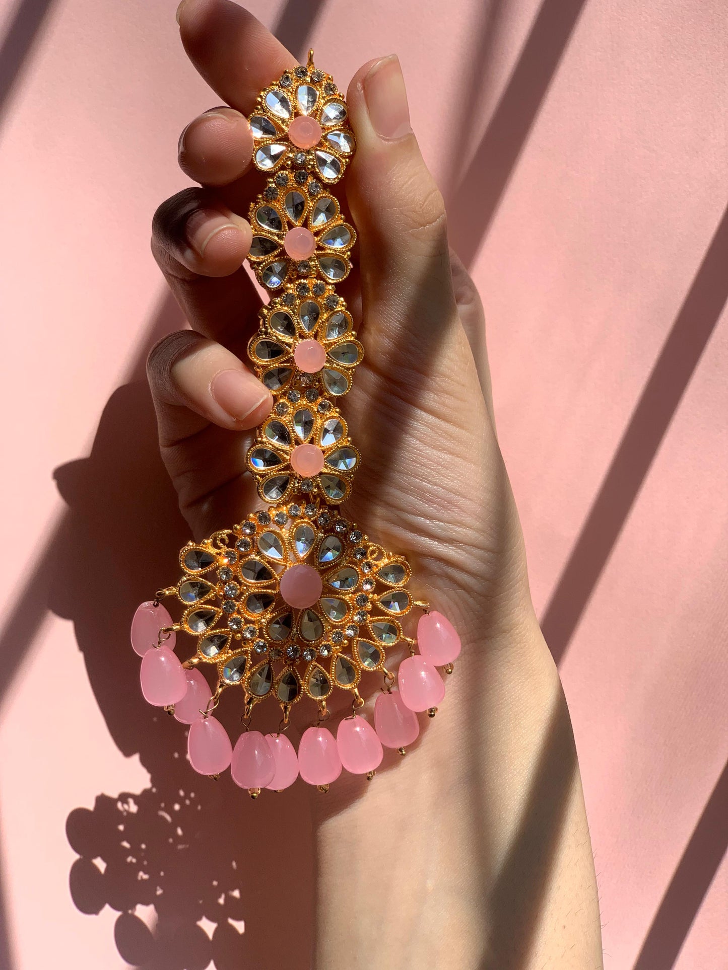 kundan Rani bindiya - Pink