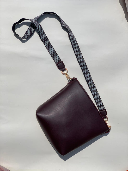 SW-013 Crossbody Bag - Maroon