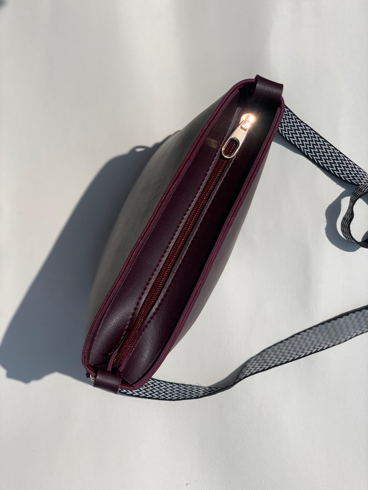 SW-013 Crossbody Bag - Maroon
