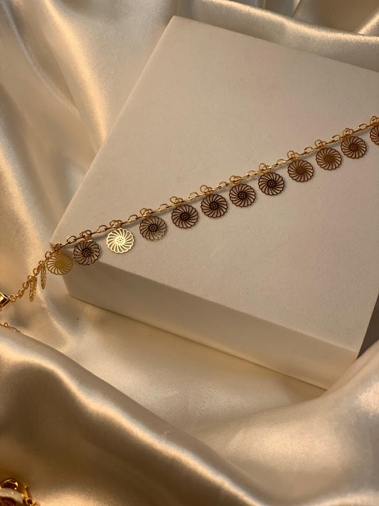 Phool anklet