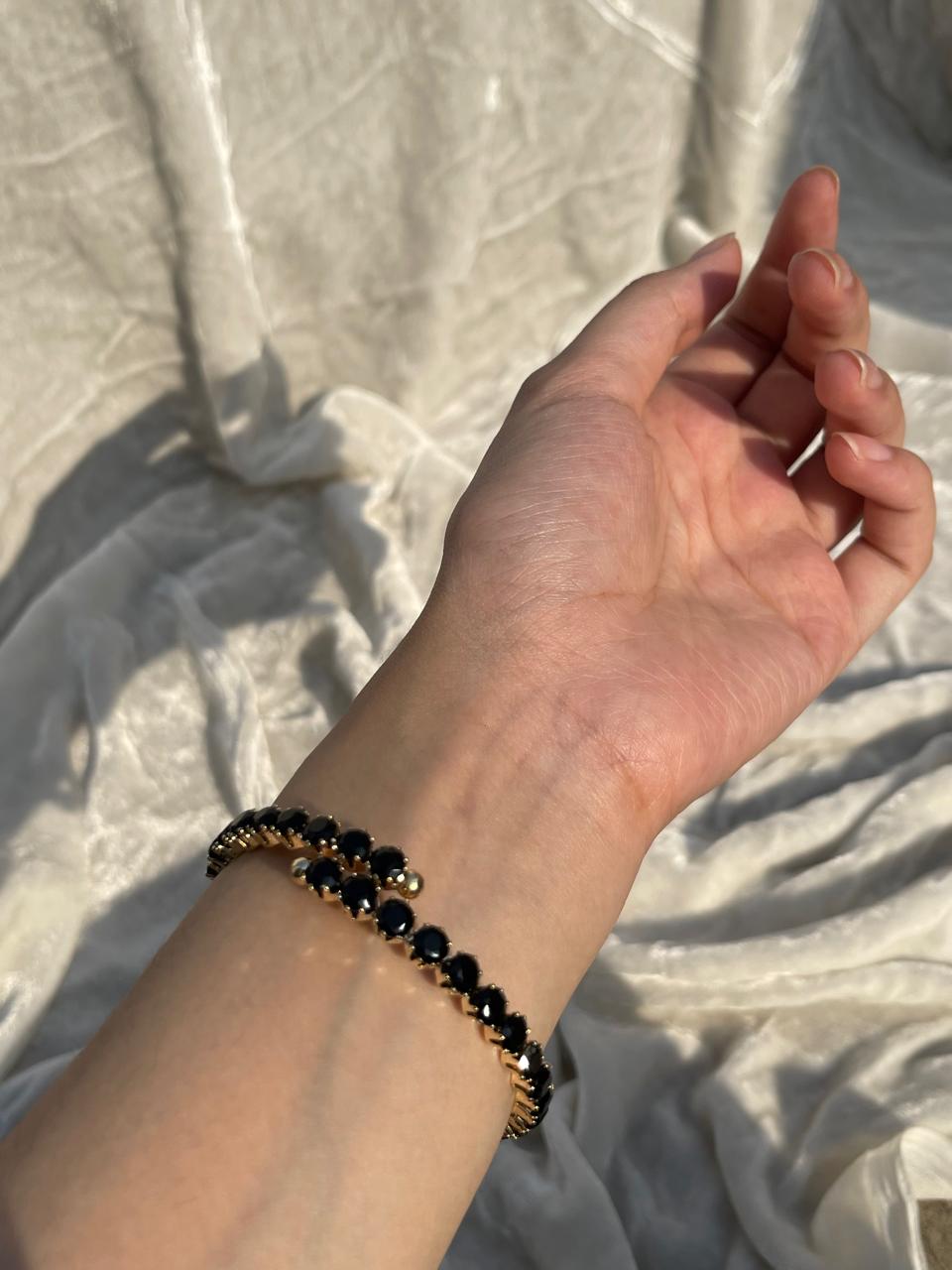 Black and gold bracelet