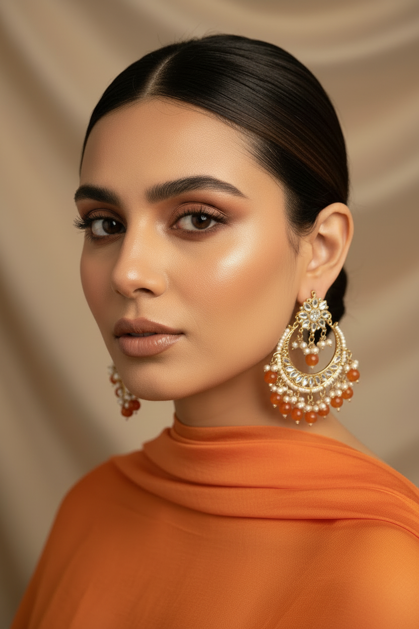 Nighat Set - Orange
