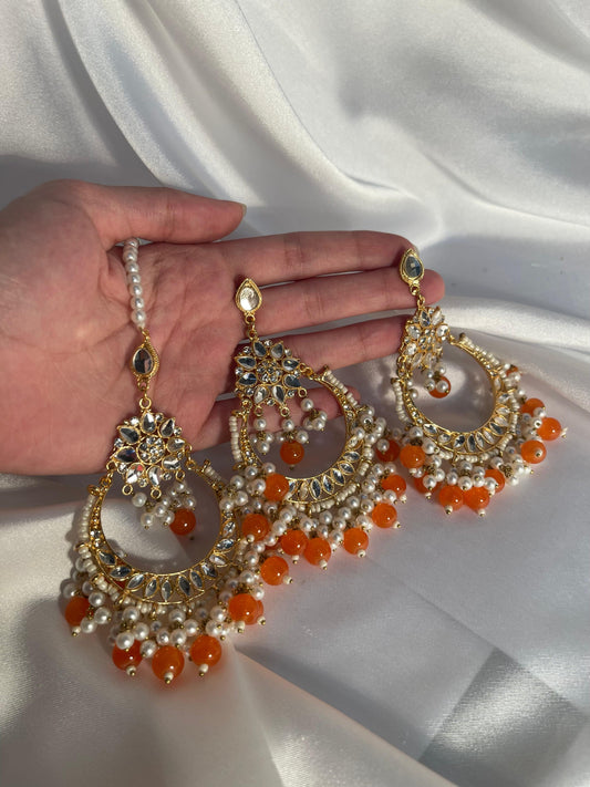 Nighat Set - Orange