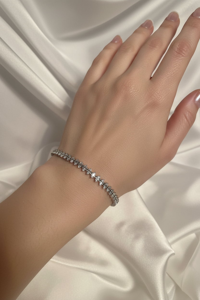 Clear Gem Bracelet