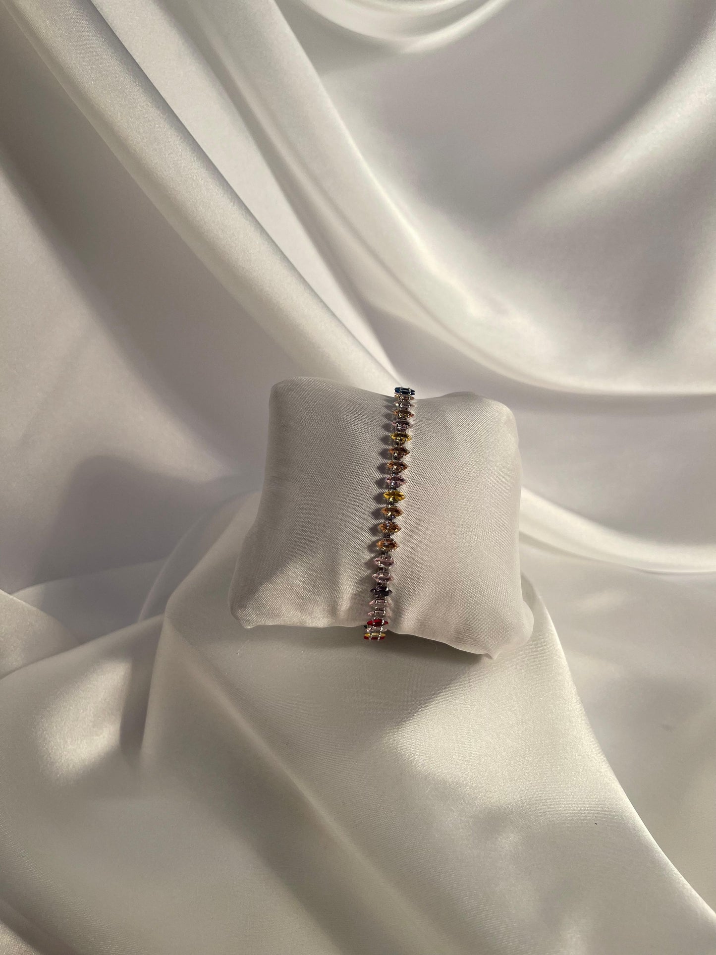 Multicoloured Gem Bracelet