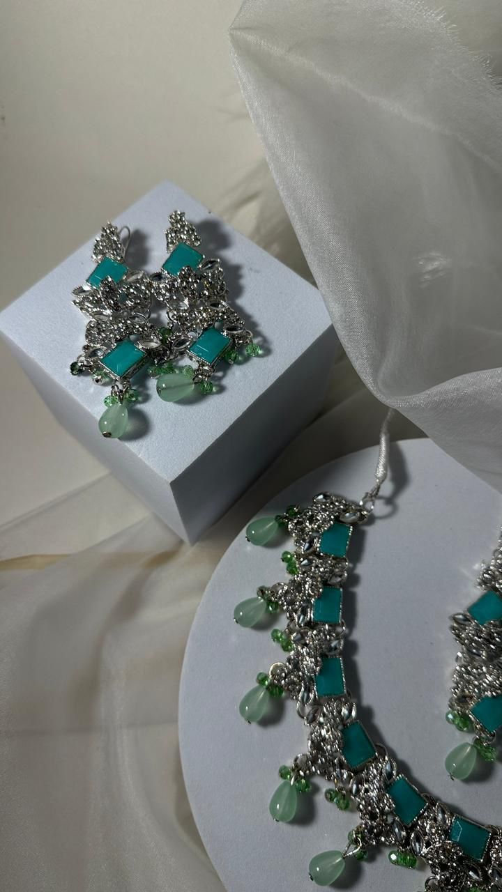 Dulhaniya set - Sea Green
