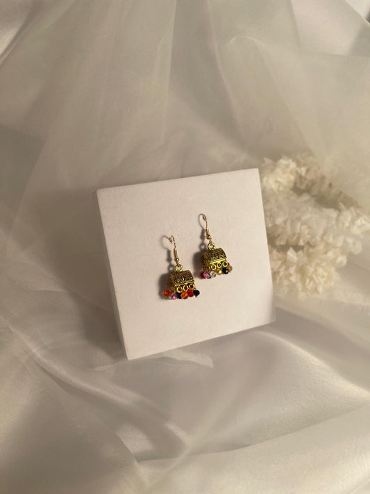 Gold Trunk jhumki-multi