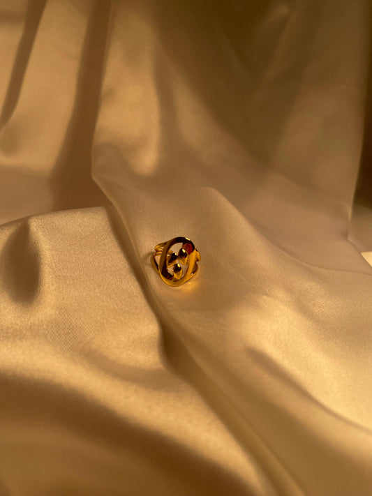 Gold Ring (Scarlet Dot)