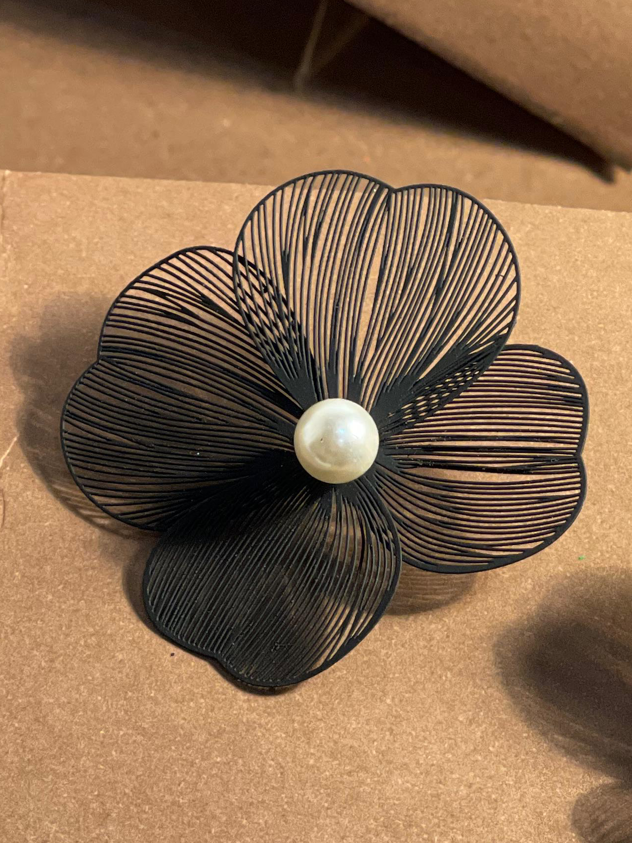 Floral Thread Black
