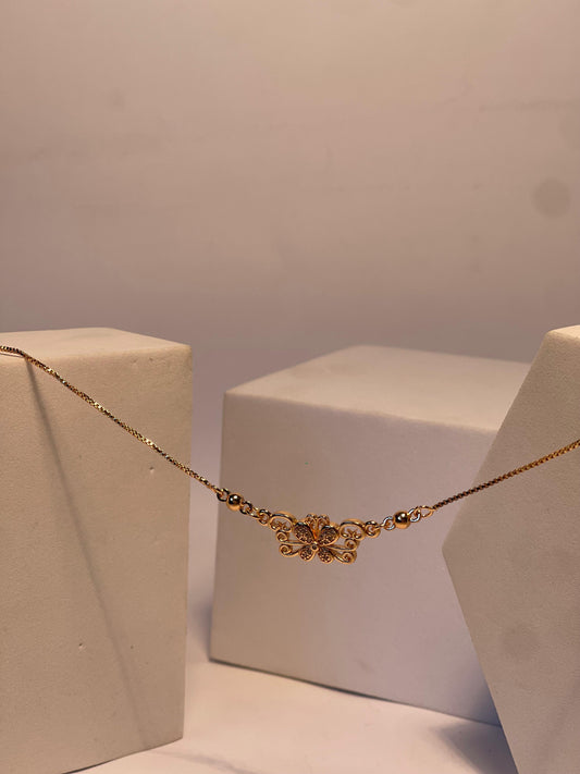 Gold Chain Locket (Wings)