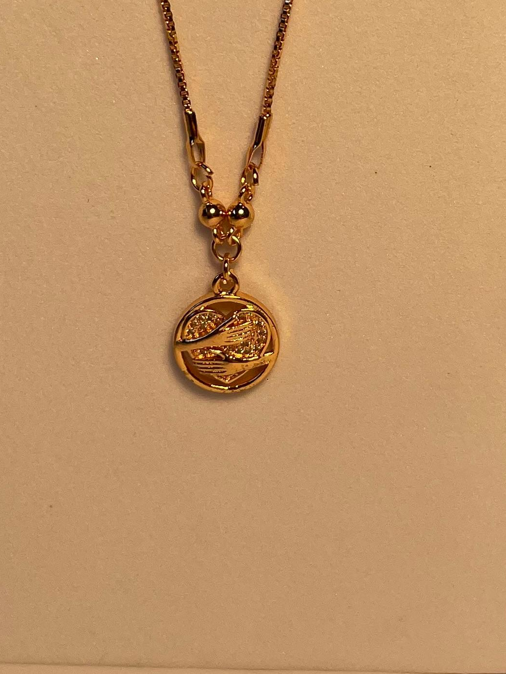 Gold Chain Locket (warmth)