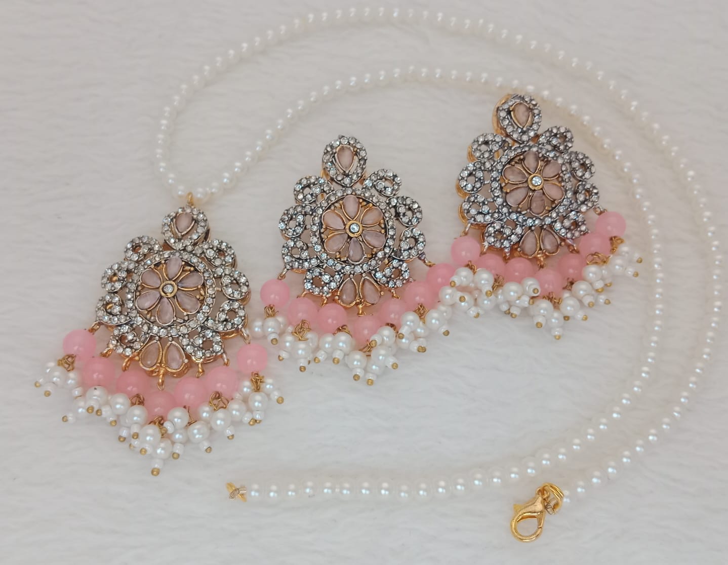 Shahi Collection Set- Pink Beads